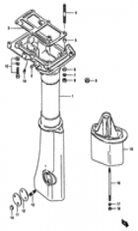 Driveshaft housing (  )