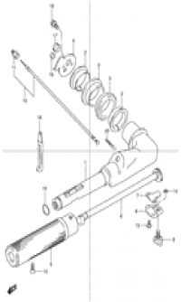 Tiller handle ()