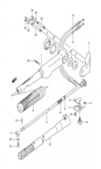 Tiller handle ()