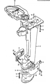 Driveshaft housing (  )