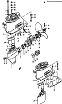 Gear case - propeller (   -  )