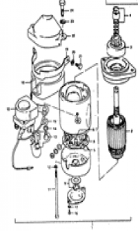 Starting motor ( )