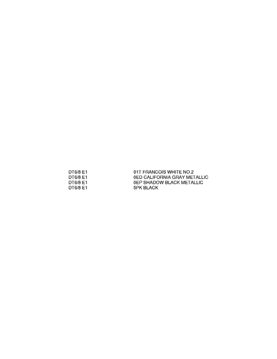  ,   , Suzuki , Color chart