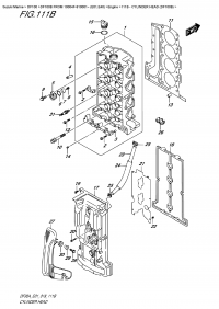 111B  -  Cylinder Head  (Df100B) (111B -    (Df100B))