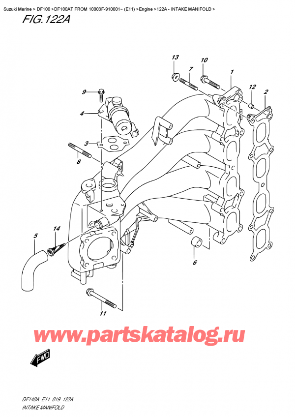  ,   , Suzuki DF100A TL FROM 10003F-910001~ (E11),  