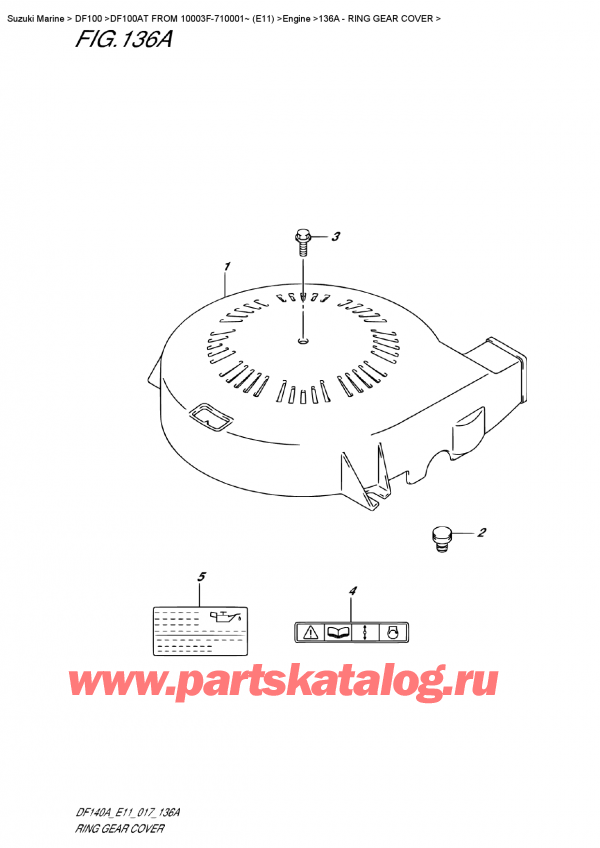   ,    , Suzuki DF100A TL FROM 10003F-710001~ (E11),   
