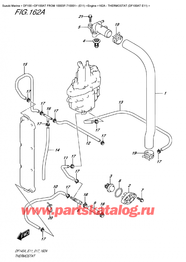 , , Suzuki DF100A TL FROM 10003F-710001~ (E11), Thermostat (Df100At E11) -  (Df100At E11)