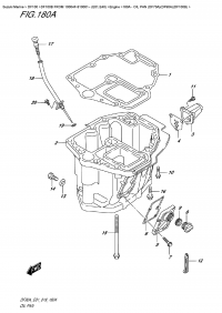 180A  -  Oil  Pan (Df70A)(Df90A)(Df100B) (180A -   (Df70A) (Df90A) (Df100B))