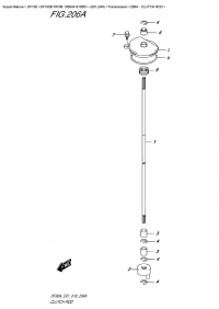 206A  -  Clutch Rod (206A -  )