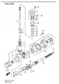 220A  -  Transmission (Df70A)(Df90A)(Df100B) (220A -  (Df70A) (Df90A) (Df100B))