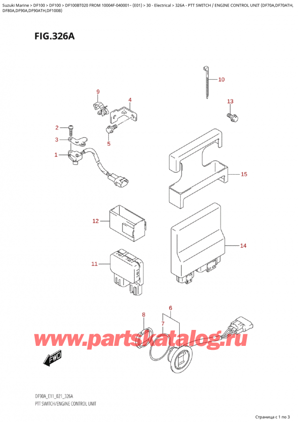 ,   , SUZUKI DF100B TL/TX FROM 10004F-040001~ (E01)  2020 ,   /    (Df70A, Df70Ath,