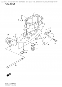 405A  -  Drive  Shaft Housing  (Df100At)(Df115Ast) (405A -    (Df100At) (Df115Ast))