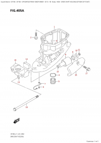 405A - Drive Shaft  Housing (Df100At,Df115Ast) (405A -    (Df100At, Df115Ast))