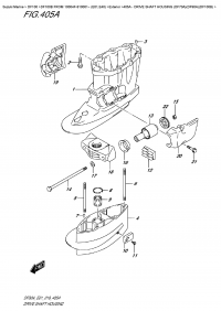 405A  -  Drive Shaft Housing  (Df70A)(Df90A)(Df100B) (405A -    (Df70A) (Df90A) (Df100B))