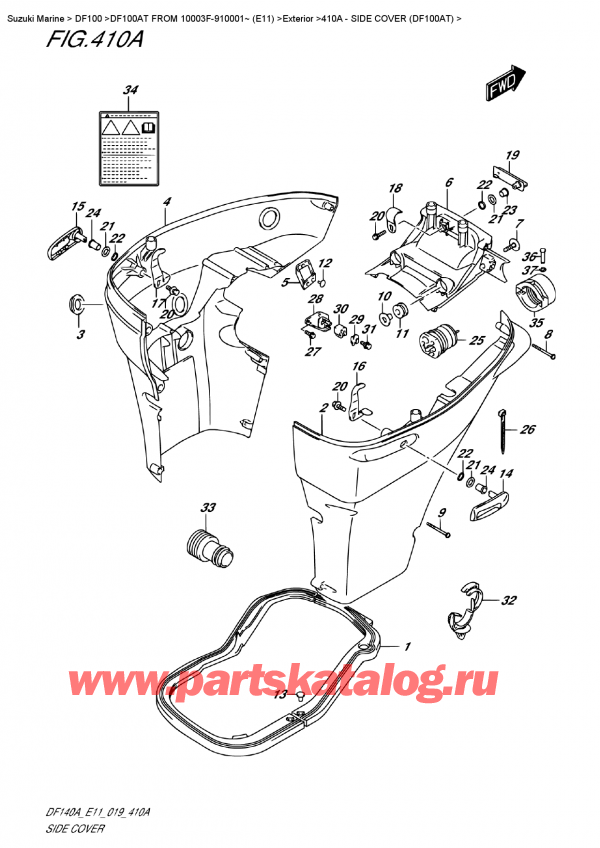 ,    ,  DF100A TL FROM 10003F-910001~ (E11),   (Df100At)