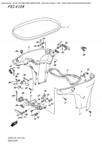410A  -  Side  Cover  (Df70A)(Df90A)(Df100B) (410A -   (Df70A) (Df90A) (Df100B))