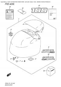 420L  -  Engine Cover  (Df100B  E01) (420L -   () (Df100B E01))