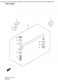442A  -  Drag Link (Df70A)(Df80A)(Df90A)(Df100B) (442A -   (Df70A) (Df80A) (Df90A) (Df100B))