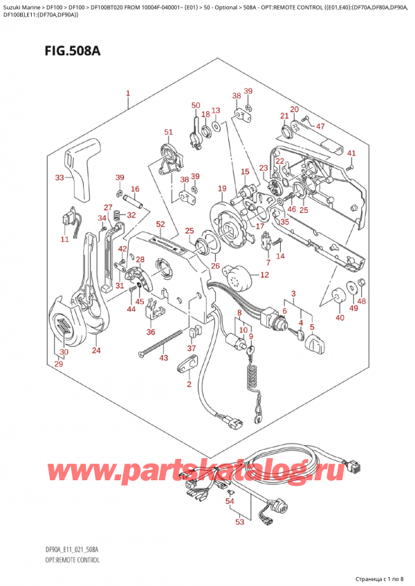  ,   , Suzuki DF100B TL/TX FROM 10004F-040001~ (E01)  2020 , :   ( (E01, E40) : (Df70A, Df80A, Df90A,