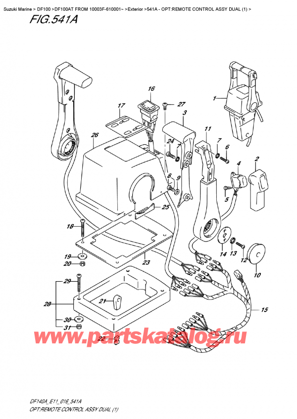  ,  , Suzuki DF100AT   FROM 10003F-610001~ , :     Dual (1)