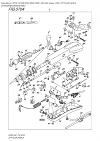 570A  -  Opt:tiller  Handle  (Df70A)(Df80A)(Df90A)(Df100B) (570A - :  (Df70A) (Df80A) (Df90A) (Df100B))