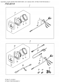 601A  -  Opt:multi Function  Gauge  (1) (601A - : multi Function Gauge (1))