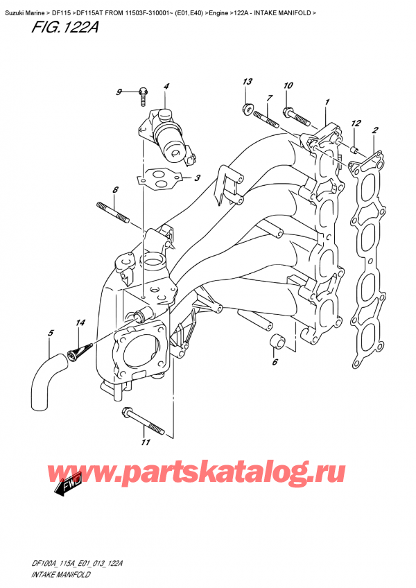 ,   , Suzuki DF115A TL / TX FROM 11503F-310001~ (E01),  