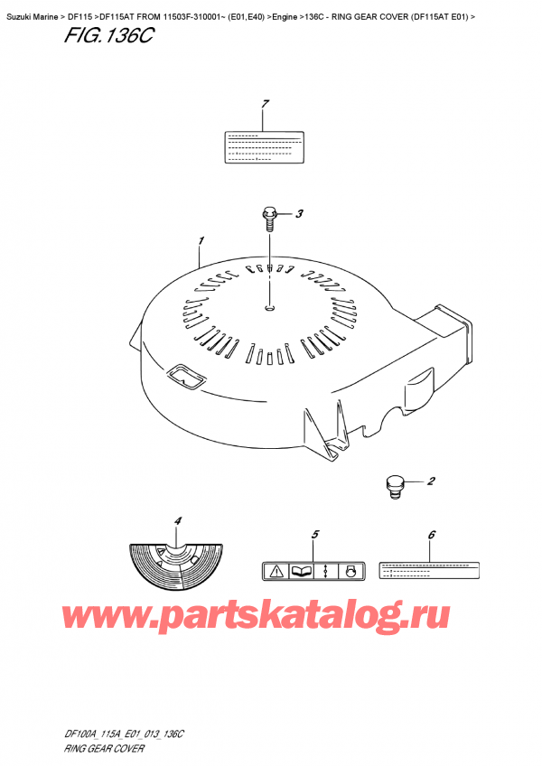  ,   ,  DF115A TL / TX FROM 11503F-310001~ (E01),    (Df115At E01)