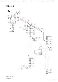 144B -  Fuel Injector (K1,K2,K3,K4,K5,K6,K7,K8,K9,K10,011) (144B -   (K1, K2, K3, K4, K5, K6, K7, K8, K9, K10, 011))