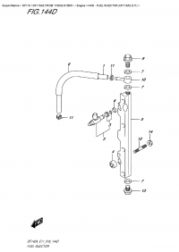 144D  -  Fuel  Injector (Df115Az  E11) (144D -   (Df115Az E11))