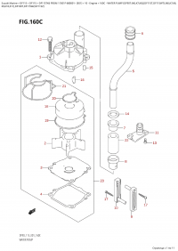 160C  -  Water  Pump  (Df90T:(K6,K7,K8),(Df115T,Df115Wt):(K6,K7,K8, (160C -   (Df90T: (K6, K7, K8), (Df115T, Df115Wt) : (K6, K7, K8,)