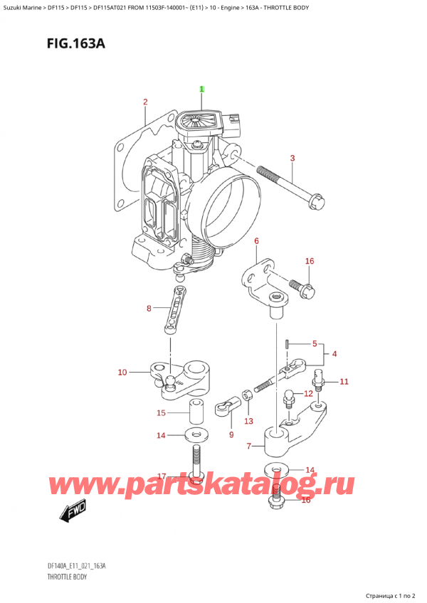  ,   ,  Suzuki DF115A TL / TX FROM 11503F-140001~  (E01 021),  