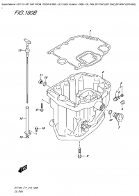 180B  -  Oil  Pan (Df115At)(Df115Az)(Df140At)(Df140Az) (180B -   (Df115At) (Df115Az) (Df140At) (Df140Az))