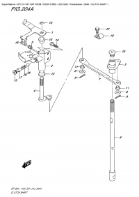 204A  - Clutch Shaft (204A -  )