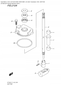 210A  - Shift Rod (Df100At)(Df115At)(Df140At)(Df115Ast) (210A -   (Df100At) (Df115At) (Df140At) (Df115Ast))