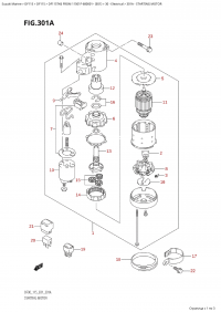301A - Starting Motor (301A -  )