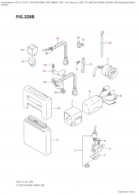 326B  -  Ptt  Switch  /  Engine  Control  Unit (K4,K5,K6,K7,K8,K9, (326B -   /    (K4, K5, K6, K7, K8, K9,)