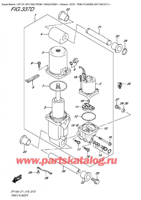  ,   , Suzuki DF115A ZL / ZX   FROM 11503Z-610001~ ,   (Df115Az E11)