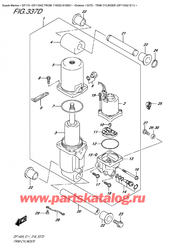 , , Suzuki DF115A ZL / ZX   FROM 11503Z-610001~   2016 ,   (Df115Az E11)