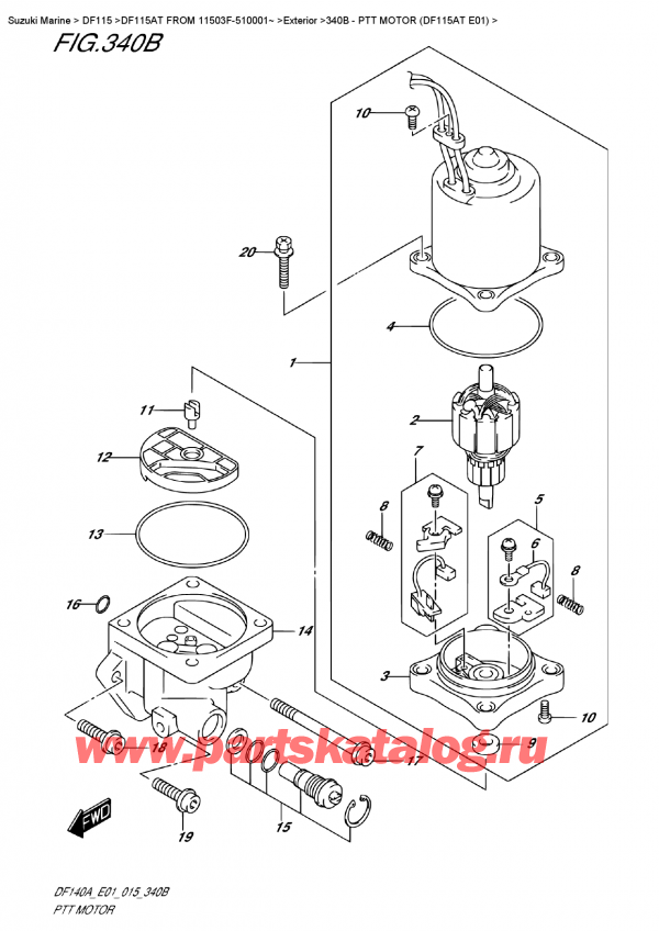  ,   ,  DF115A TL FROM 11503F-510001~ (E01),   (Df115At E01)