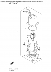 340B  -  Ptt Motor  (Df115At  E11) (340B -   (Df115At E11))