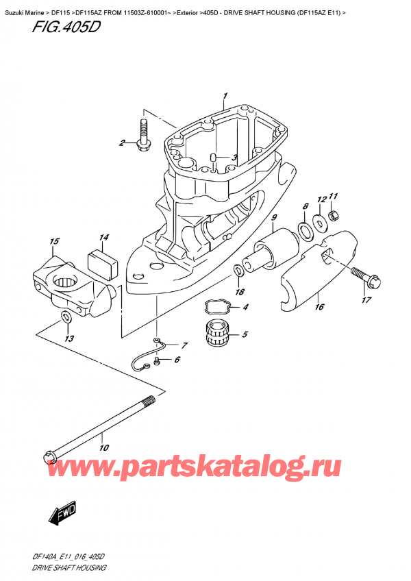  ,   , Suzuki DF115A ZL / ZX   FROM 11503Z-610001~   2016 ,    (Df115Az E11)