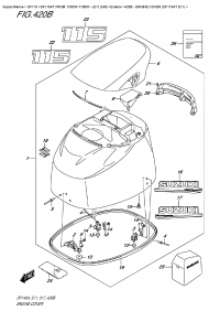 420B  -  Engine Cover  (Df115At  E11) (420B -   () (Df115At E11))