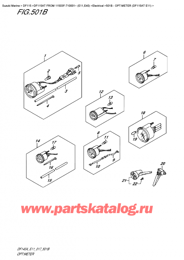  ,   , Suzuki DF115A TL / TX FROM 11503F-710001~ (E11), :  (Df115At E11)