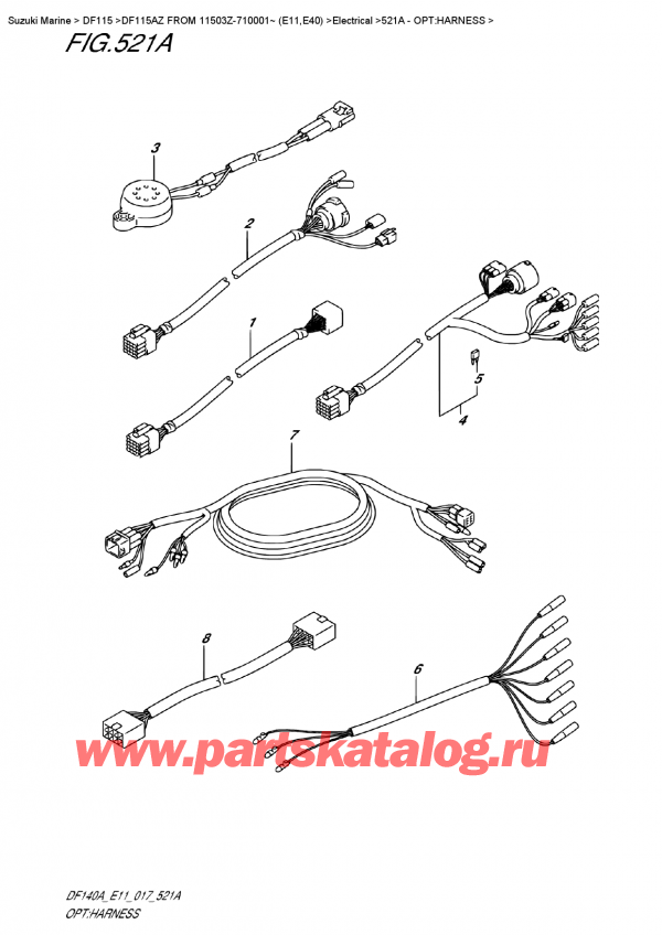  ,    , Suzuki DF115A ZL / ZX FROM 11503Z-710001~ (E11), :  