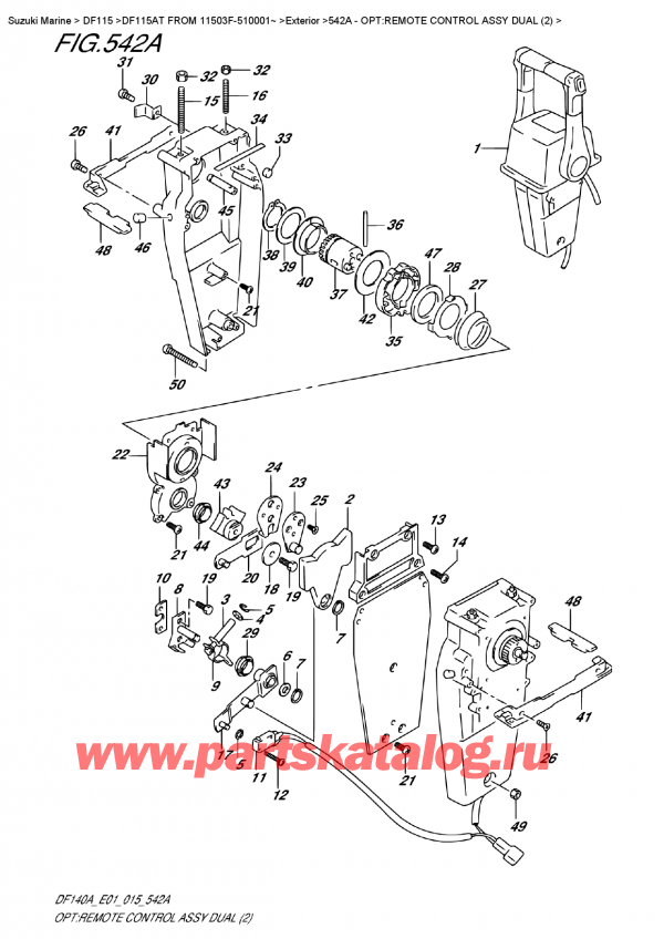  ,  , Suzuki DF115A TL FROM 11503F-510001~ (E01), :     Dual (2)