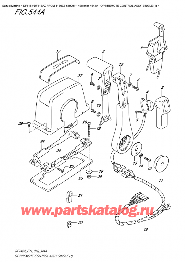  ,   , Suzuki DF115A ZL / ZX   FROM 11503Z-610001~   2016 ,    ,  (1)