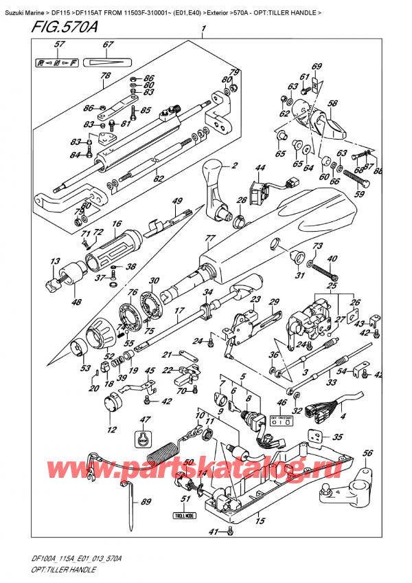  ,   , Suzuki DF115A TL / TX FROM 11503F-310001~ (E01), : 