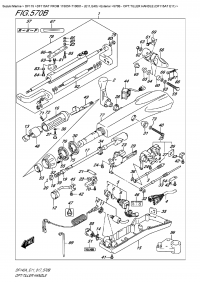 570B  -  Opt:tiller  Handle  (Df115At  E11) (570B - :  (Df115At E11))
