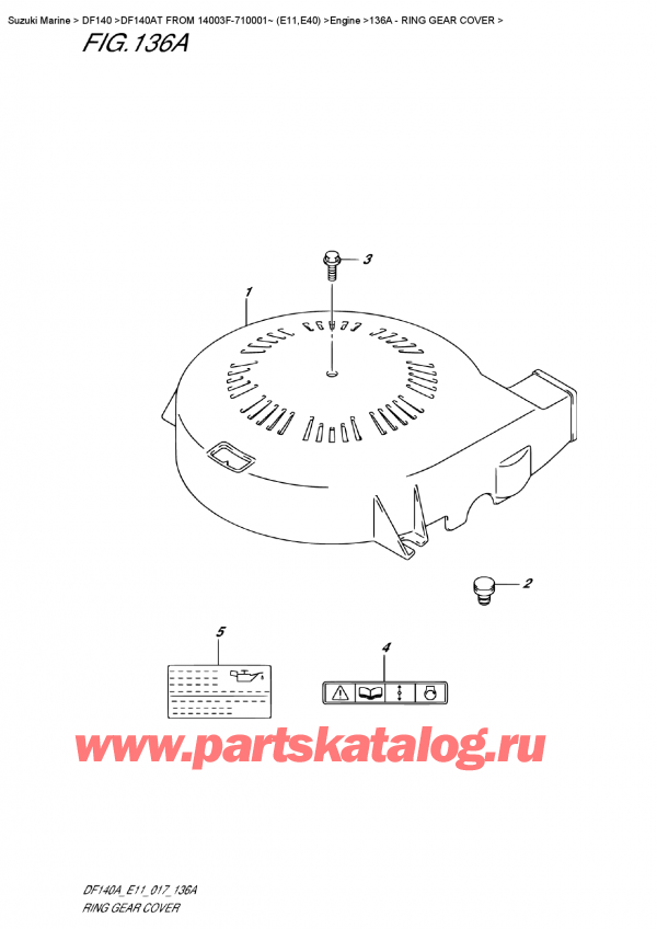 ,   , Suzuki DF140A TL/TX FROM 14003F-710001~ (E11)  2017 ,   